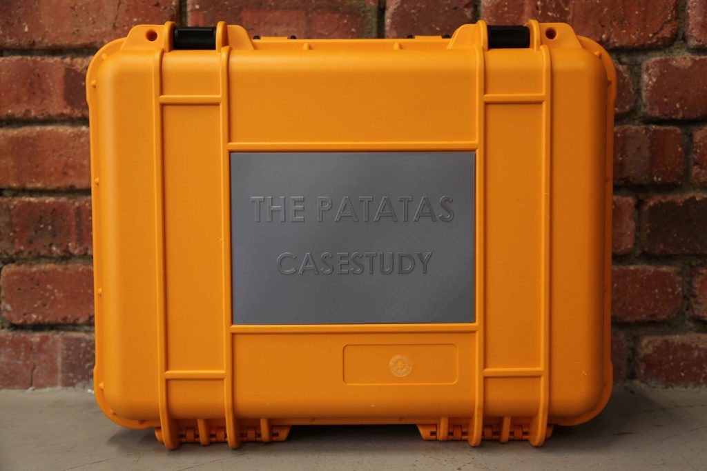 CaseStudy in a yellow briefcase